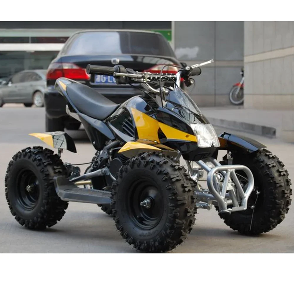 49cc Mountain ATV Double Four-Wheeler ATV  Electric/hand start  atv for Kids Quad Kids Use as a gift