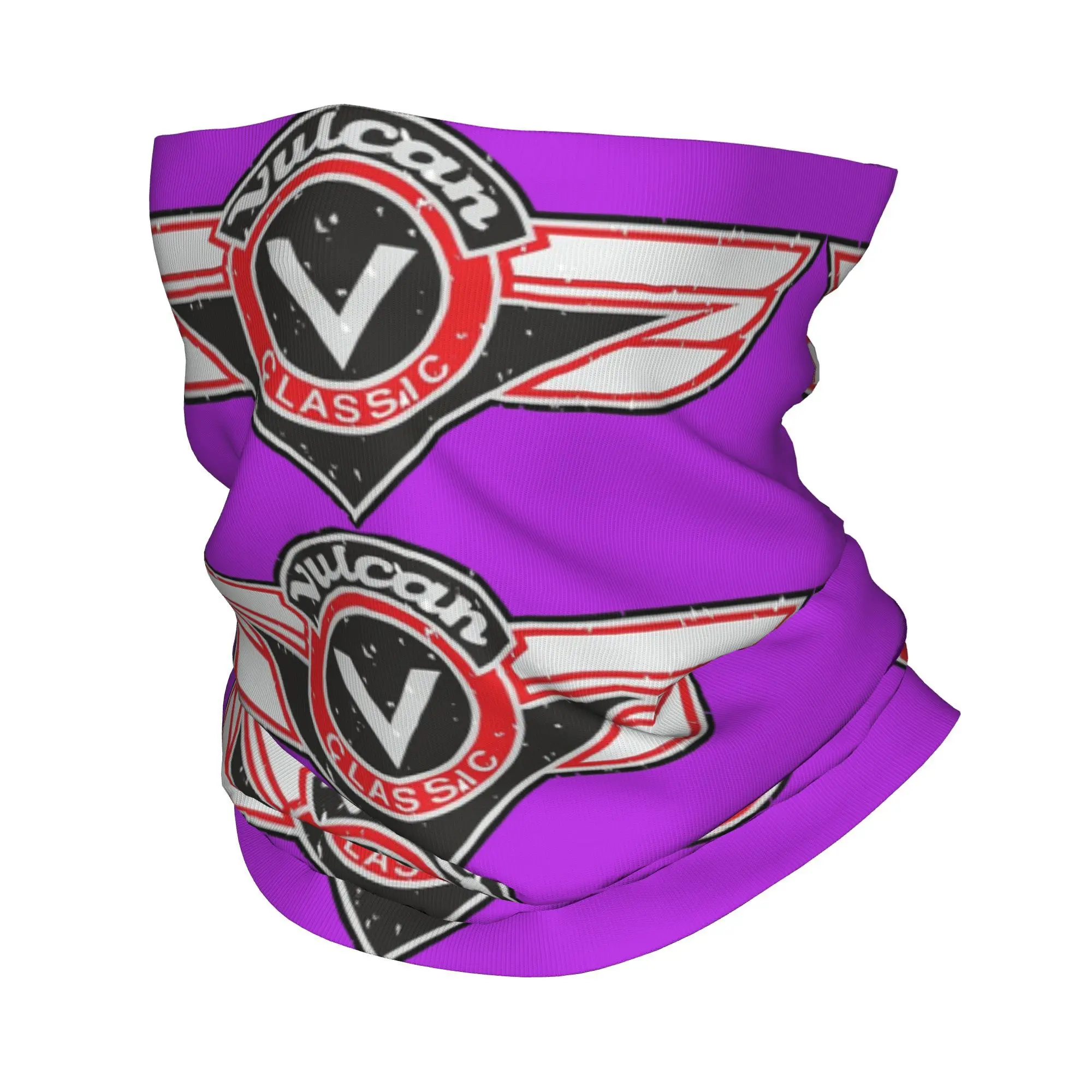 فولكان VN دراجة نارية كلاسي يرتديها باندانا غطاء الرقبة المطبوعة الوجه وشاح دافئ بالاكلافا المشي لمسافات طويلة الصيد للجنسين الكبار يندبروف