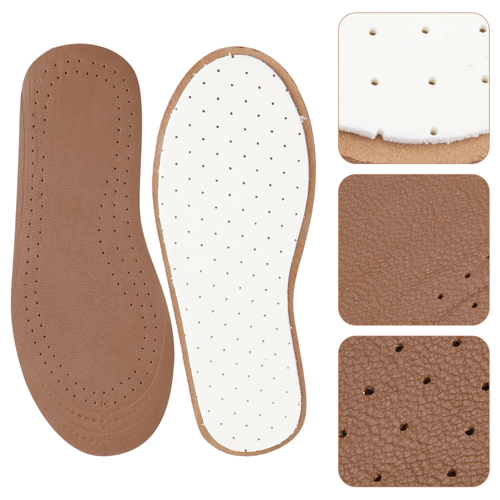 1 زوج الاطفال النعال اللاتكس وسائد الأحذية جلد الغنم حجم S القدم تخفيف الضغط صدمة ماصة دائم منصات الأحذية الأطفال #1