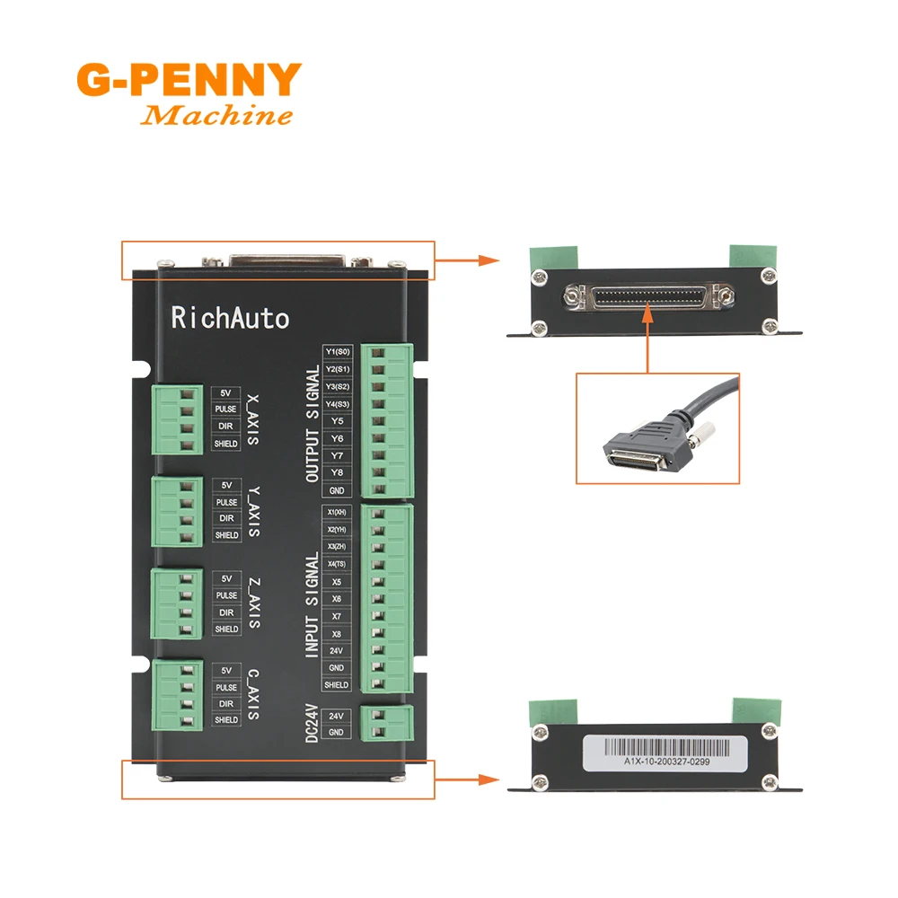 Gratis Ongkir! RichAuto DSP A12 Controller พลาสม่าตัด Motion ควบคุมระบบ Cnc ช่องสัญญาณไร้สาย Router แกะสลัก Handle