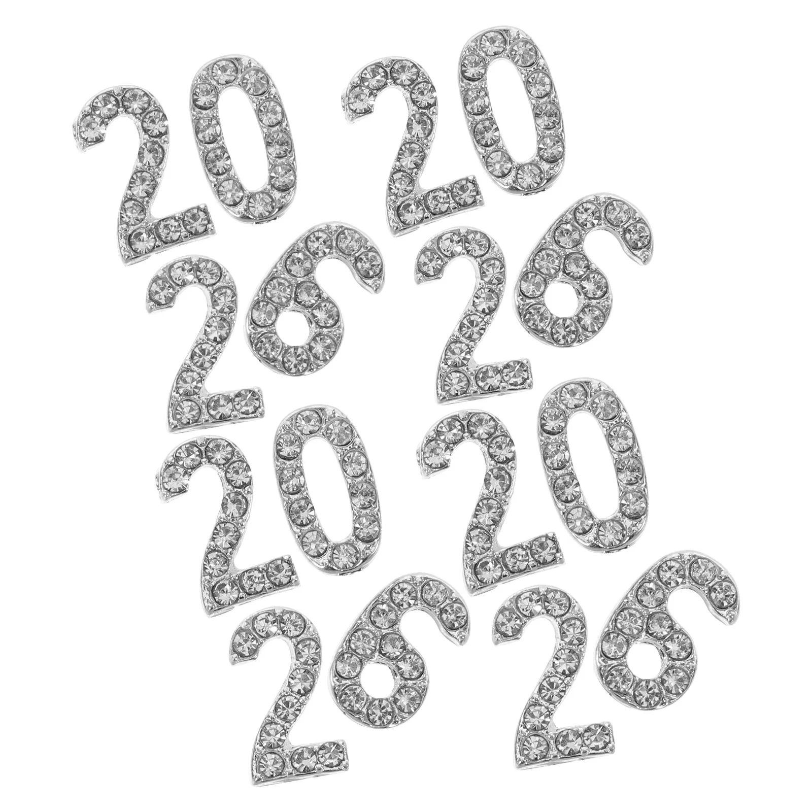 32-teiliges Vielseitiges Strass-Zahlen-Set für Minimalistische Luxus-Nageldesigns Strass-Nagelcharms Zahlen-Strass-Charms