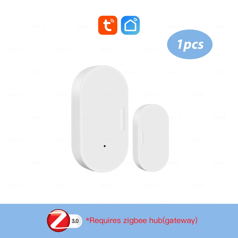 Tuya Zigbee Tür Sensor Fenster Eintrag Sensor Sicherheit Einbrecher Tür Sensor Alarm Smart Leben Magnetische Tür Sensor Alexa Google Hause