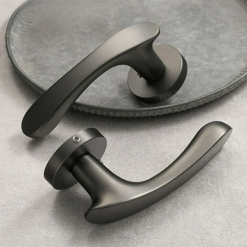 

Современный внутренний противовзломный дверной замок для спальни, универсальный бытовой замок для деревянных дверей, замок с раздельной ручкой, бесшумный замок 58