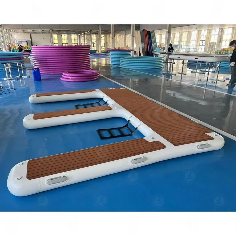 Durable Seam Bonded E Shaped Por  Jet Ski Pontoon Dock Slip Water Floating Mat for Boat