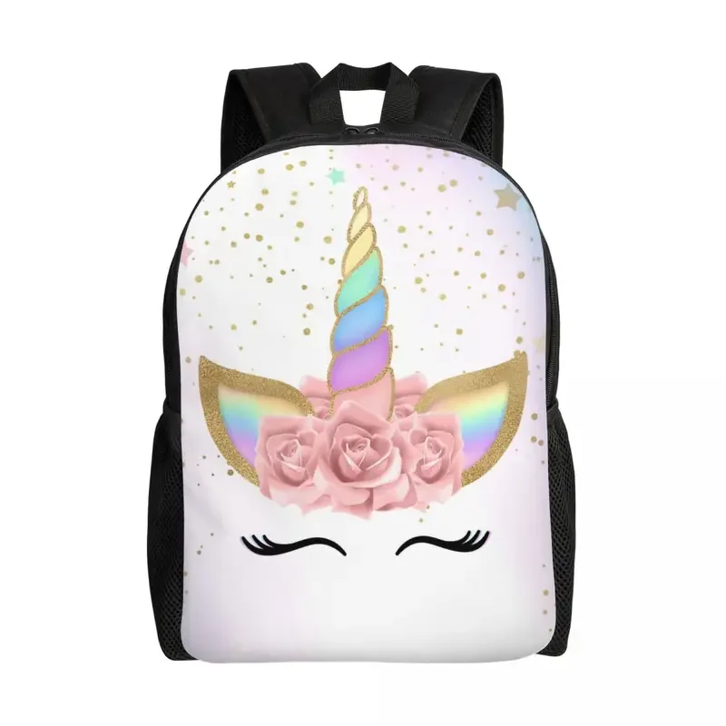 

Colorful Stars Unicorn Travel Backpack Men Women School Laptop Bookbag College Student Daypack Bags