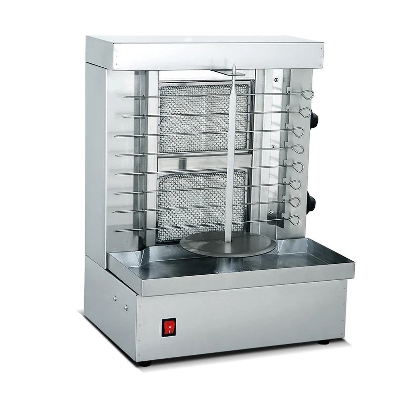 Freestanding Rotating Single Mini Commercial Gas Doner Kebab Machine Desktop Shawarma Machine