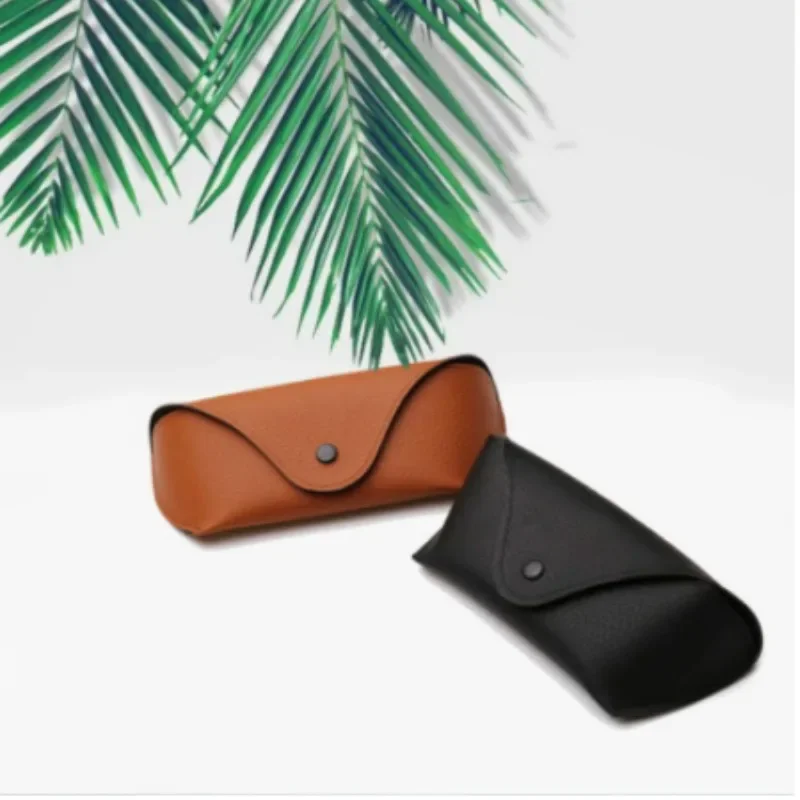 

PU Leather Eyewear Cases Cover for Sunglasses Women with Metal Buckle Eyewear Cases Eyeglasses Case Men Reading Glasses Box