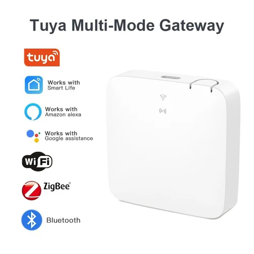 Tuya multimodo ZigBee Bluetooth Hub de enlace inalámbrico electrodomésticos inteligentes Control remoto puente compatible con Alexa Google Home