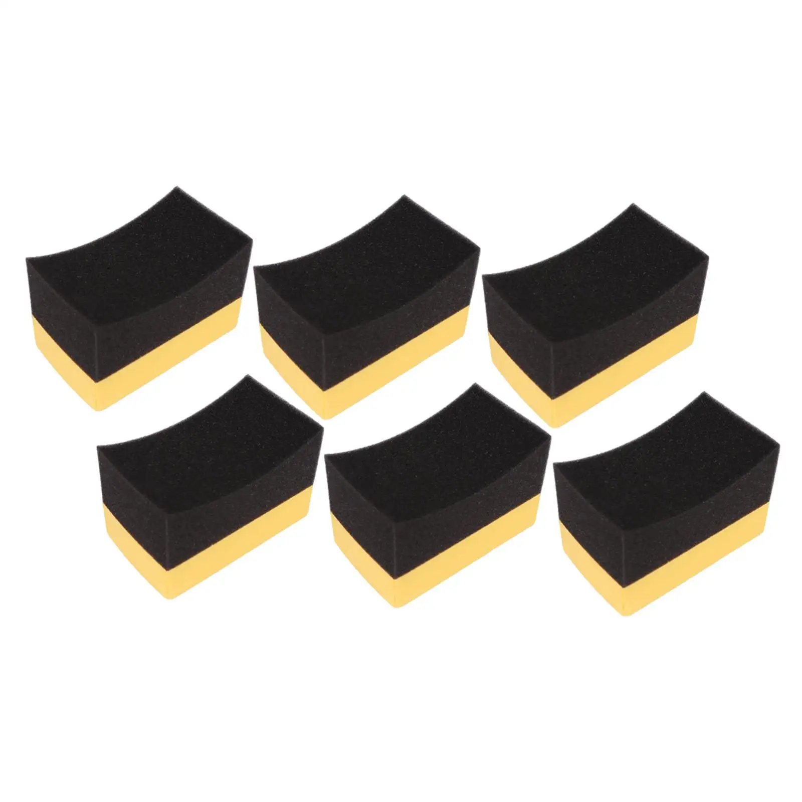 Auto Tire Dressing Applicator Pad Soft Polishing Cleaning Sponge for Car Wheel Hub Interior Kitchen Use