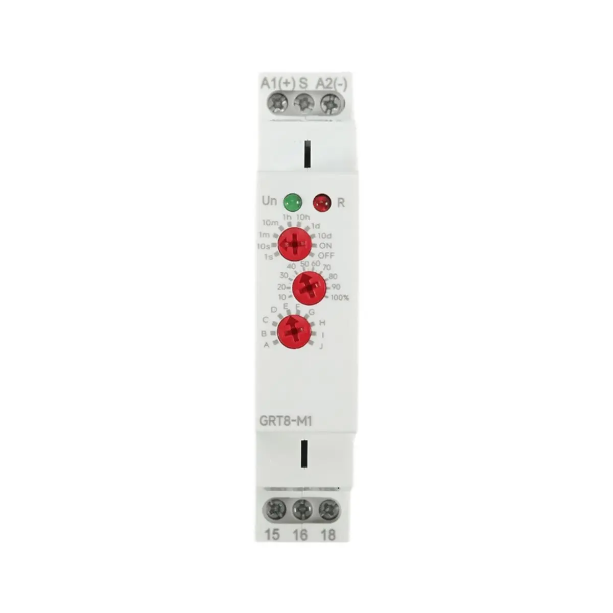 ABGN  GRT8-M1 on Off Time Delay Relay 16A AC/DC12V-240V Multifunction Din Rail Automatic Timer Relay