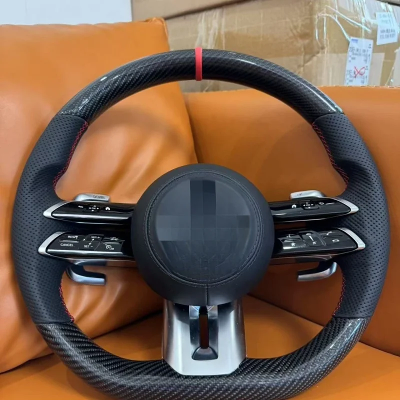 For Mercedes-Benz A-Class, B-Class, C-Class, E-Class, CLA, CLC, CLK, CLS modified carbon fiber dragonfly steering wheel