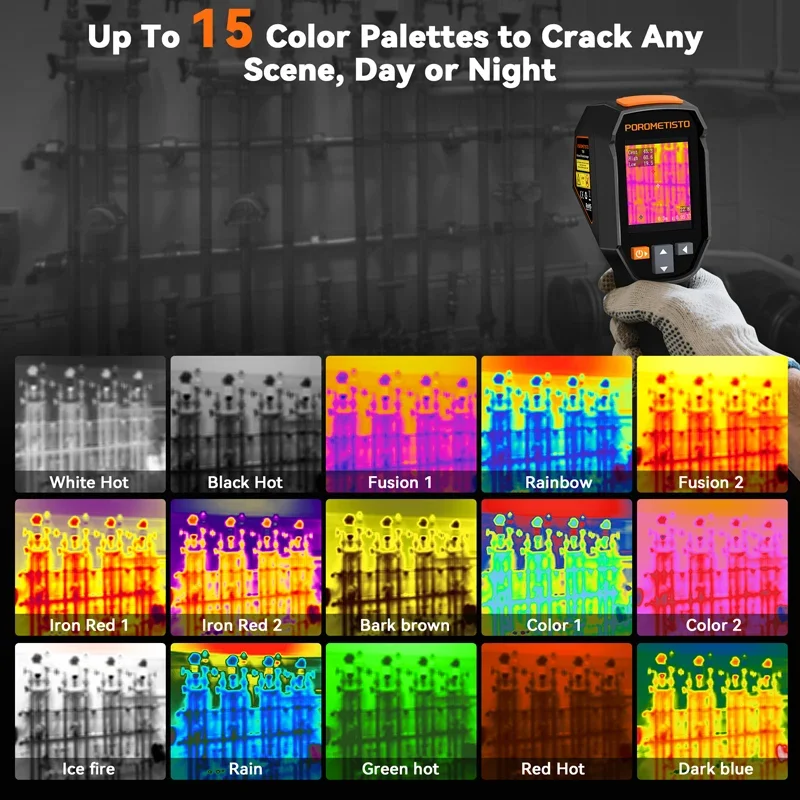 TI01 Handheld Thermal Imager Camera Non-Contact Thermometer 240X240IR Resolution Infrared Camera For Repair PCB, Pipeline Detect