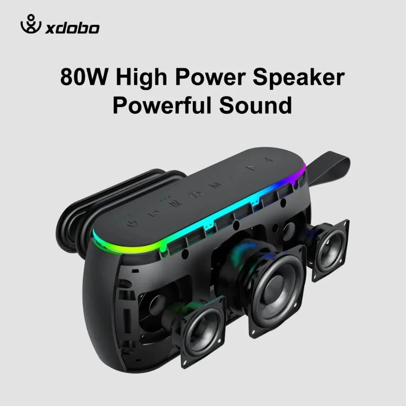 

Xdobo X8 Plus II New Products RGB Light Popular Good Quality Big Power Speakers Good Quality Bass