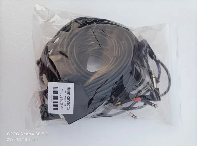 Roland TD4 td7 td9 td11 td15 td17 td25 td27 EXS-1 Trigger Connector Cable