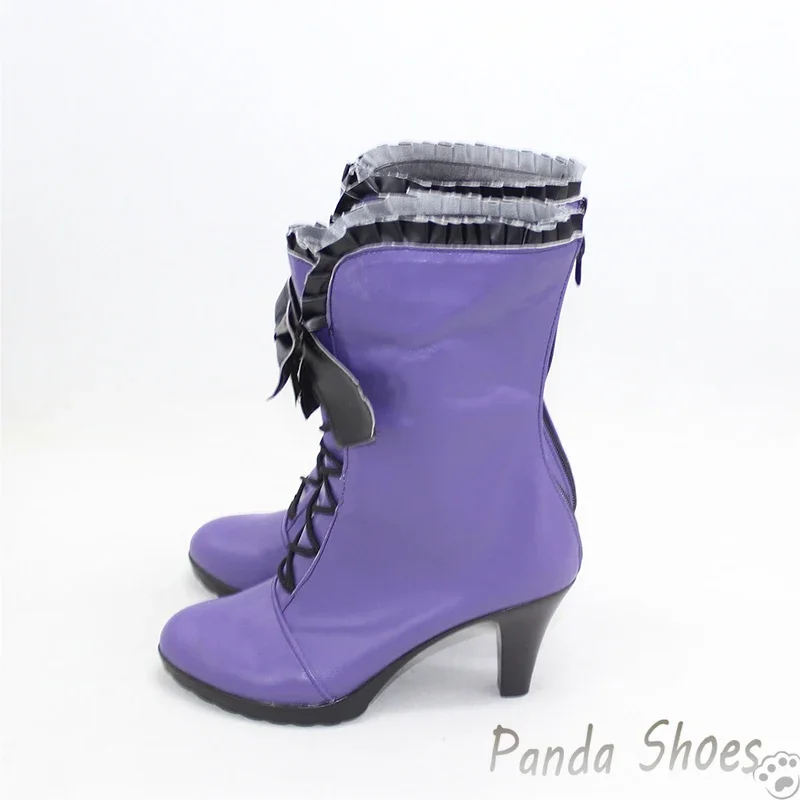 Game Rebellion Shiragiku Cosplay Shoes Anime Cos Comic Cosplay Costume Prop Shoes for Con Halloween Party