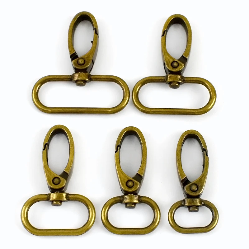 Meetee 30Pcs 16/20/25/32/38mm Metall Schnallen Tasche Hund Kragen Gurtband Swivel verschlüsse Hummer Trigger Clips Snap Haken DIY Zubehör