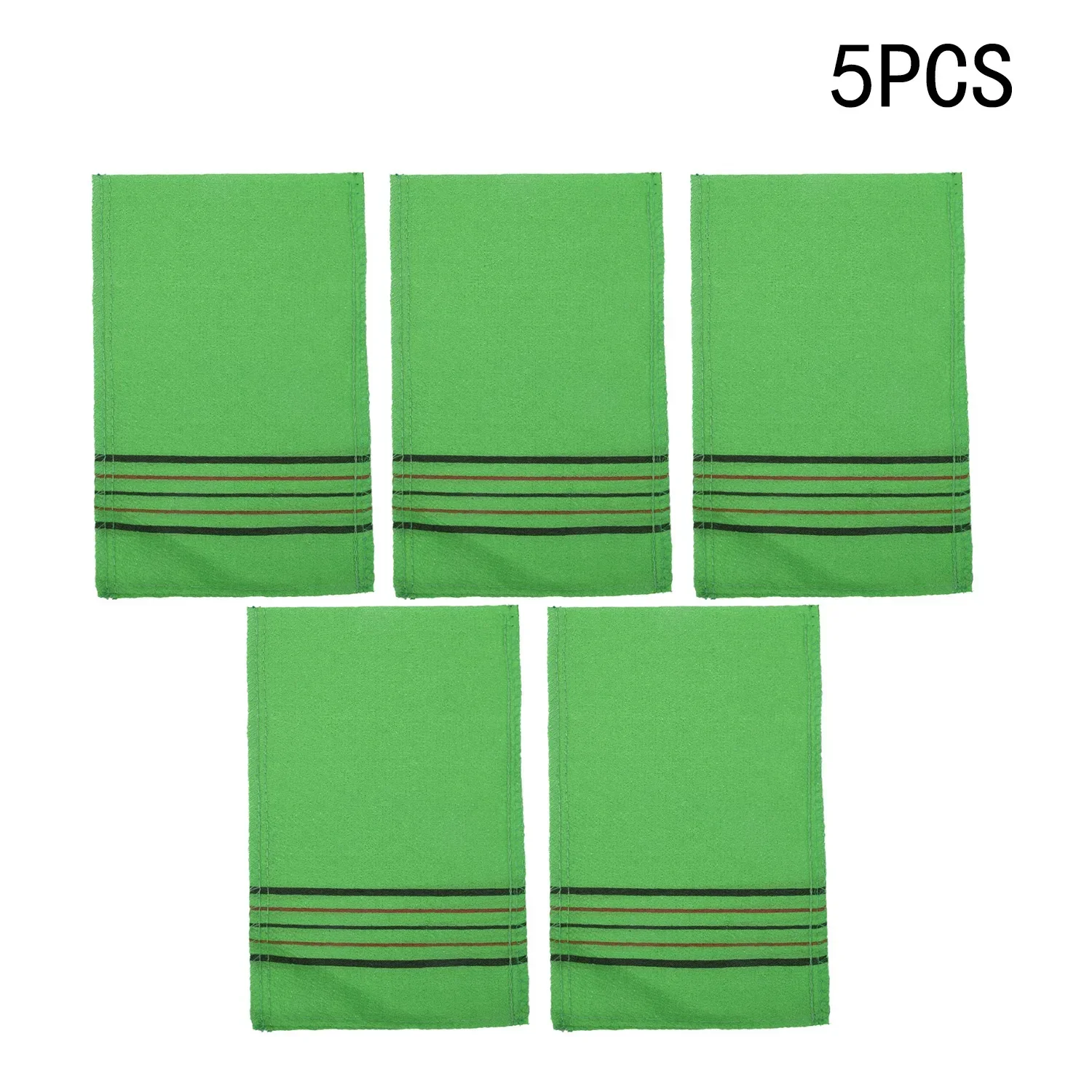 5pcs Korean Exfoliating Bath Body Washcloth Shower Wash Cloths Dead Skin Clean Wash Towel Tool Green bathroom serviette de plage