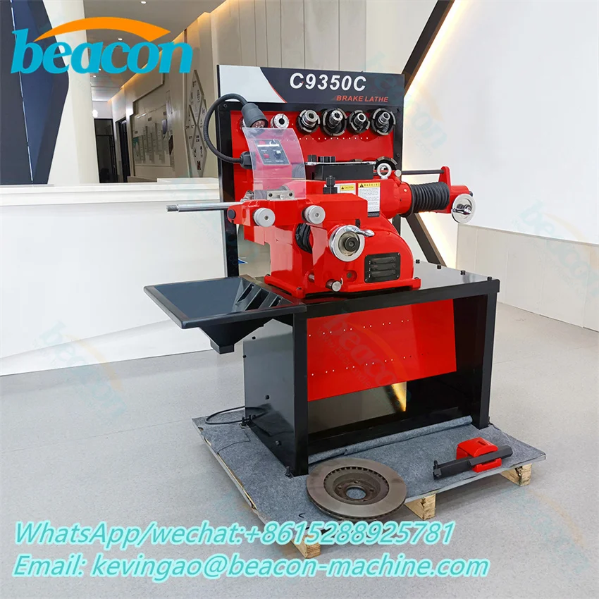 LT China Car Brake Disc Skimming Grinding And Drum Cutting Brake Lathe Skimming Repair Machine C9350C