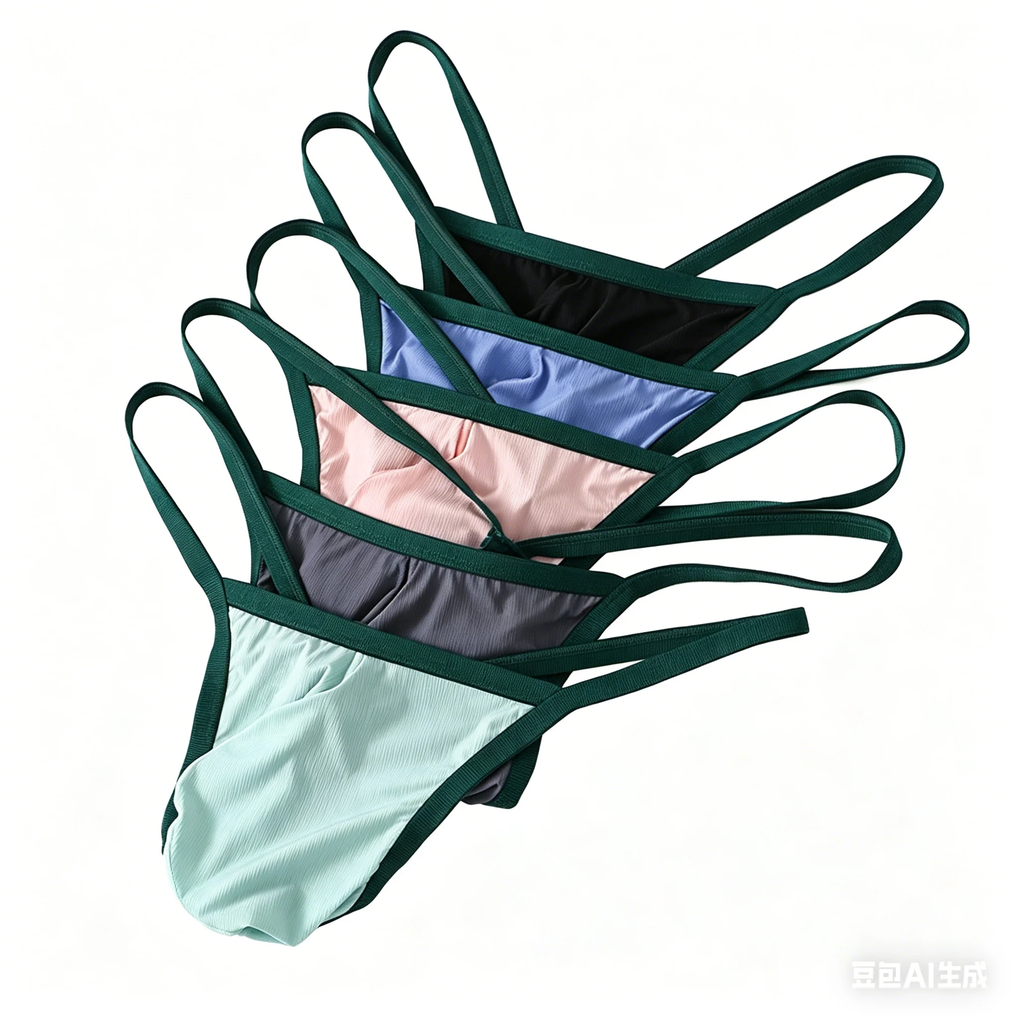 Men's Ice Silk Low-Rise Thong, Seamless One-Piece T-Back, Sexy Quick-Dry Breathable G-String Gays Erotic String Panties Knickers