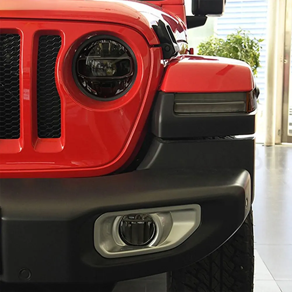 

PPF Car Headlight Protective Film Front Light Tint Smoked Black TPU Sticker for Jeep Grand Cherokee Wrangler Compass Accessories