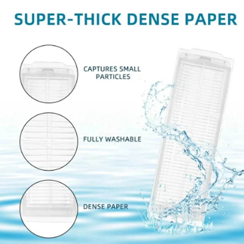 ممسحة فلتر فرشاة جانبية رئيسية ، متوافقة مع مكنسة روبوت شاومى ، S10 ، S12 ، T12 ، B106GL ، ملحقات