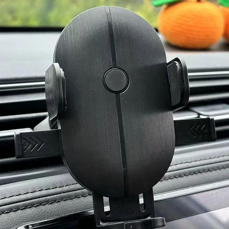 Phone Mount For Car Vent Automobile Cradle For Smartphones 360 Degree Rotation Super Stable Thick Case Friendly Auto-Clamping