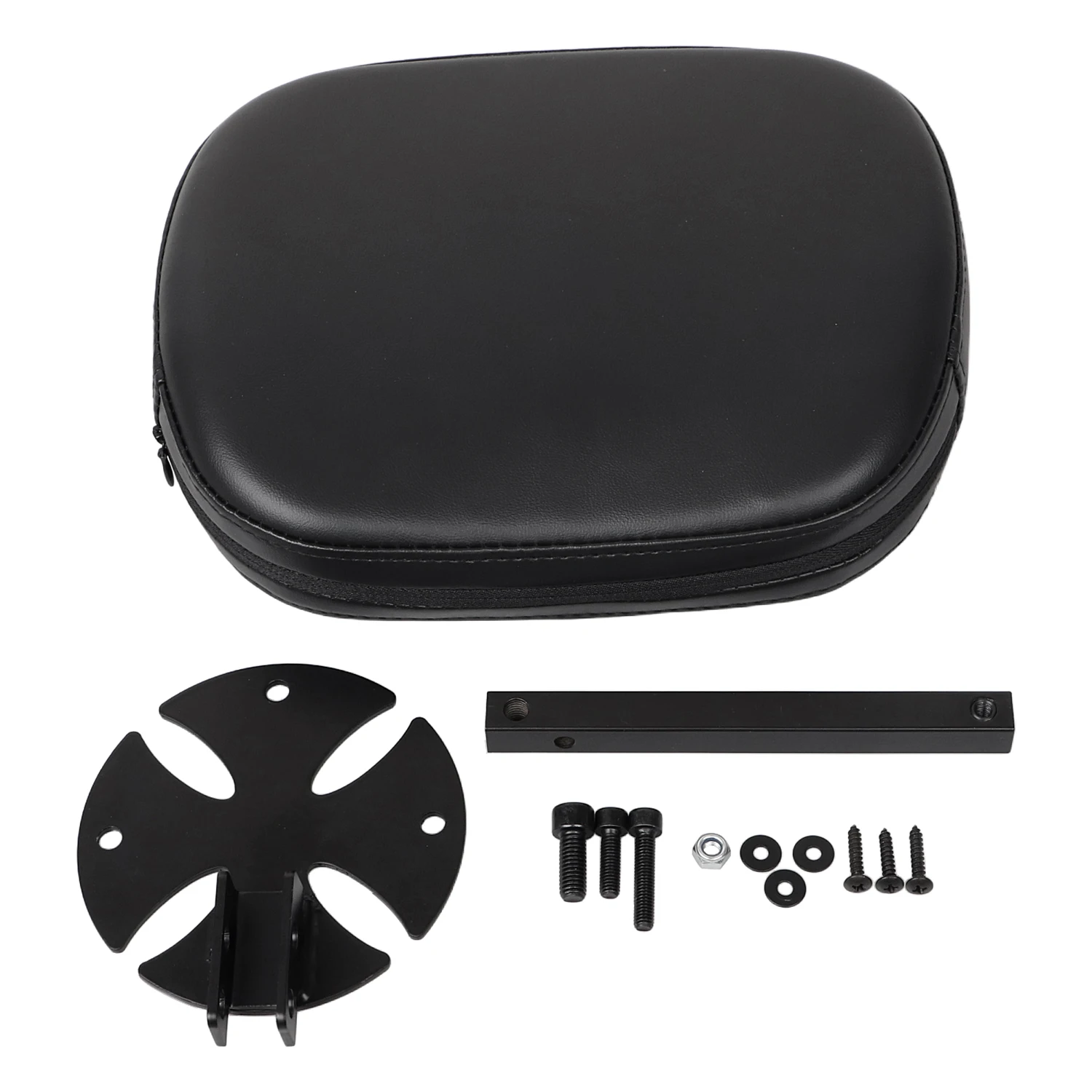 وسادة مسند ظهر قابلة للإزالة قابلة للتعديل للدراجة النارية مع دعامة مناسبة لمقعد كوربين هارلي بجولة سوفتيل داينا سبورتستر XL 883 1200 #4