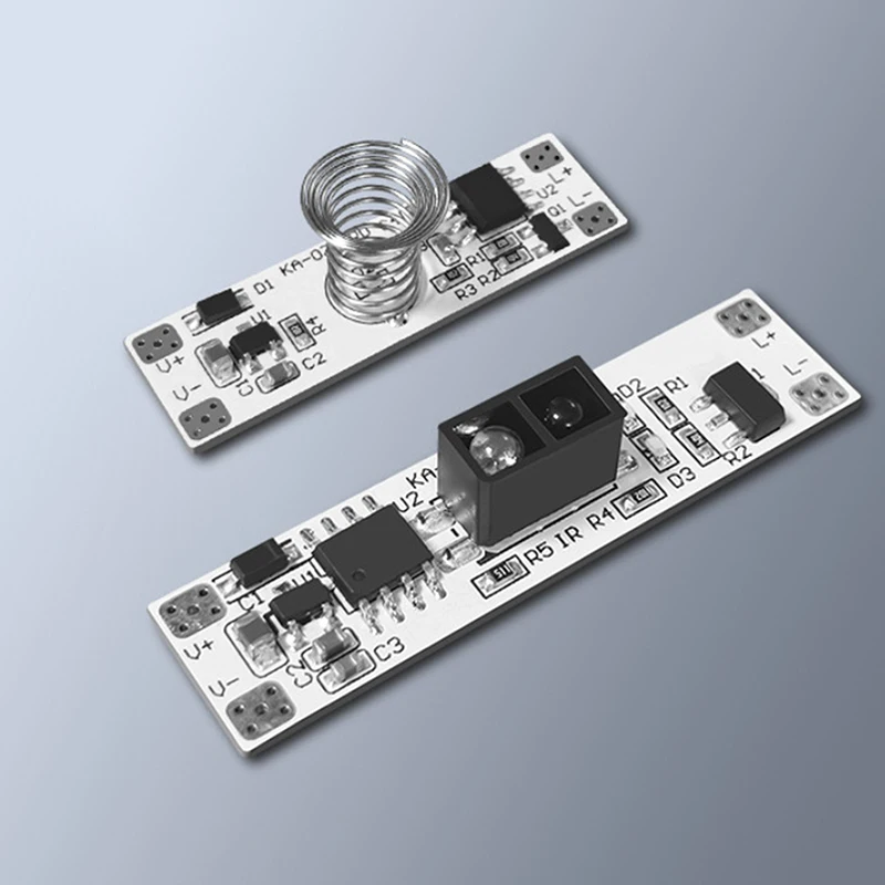 Touch sensor switch mini built-in on/off controller 6A 1 channel DC 24V aluminum plate light 10-100% dimming LED light strip