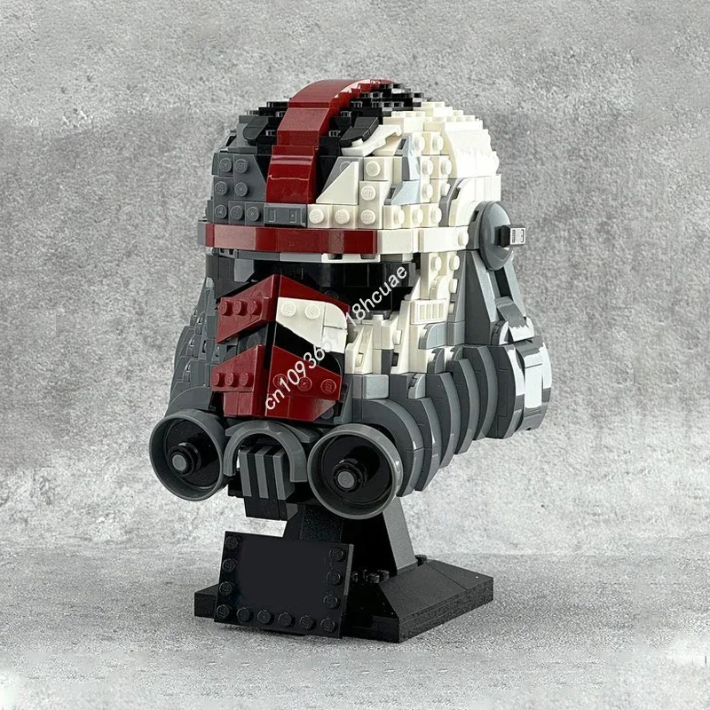 839 ชิ้น ชุดตัวต่อ Star Battle Bad Batch - หมวกนักรบฮันเตอร์ ของสะสมแบบโมดูลาร์ ตัวต่อแบบประกอบเอง ของเล่นสร้างสรรค์ ของขวัญสำหรับเด็ก