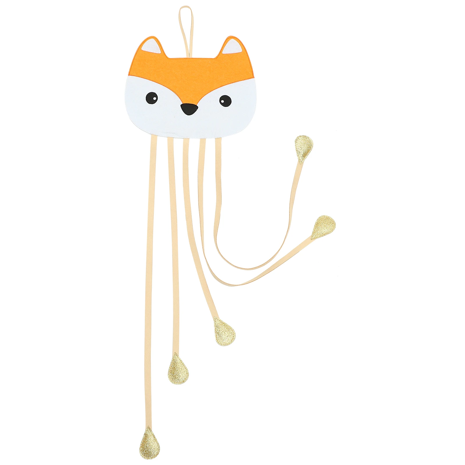 

Fox Shaped Hairpin Storage Organizer Palm Design Kids Accessories Girl Room Wall Decor Hair Clips Holder Barrette Hanger