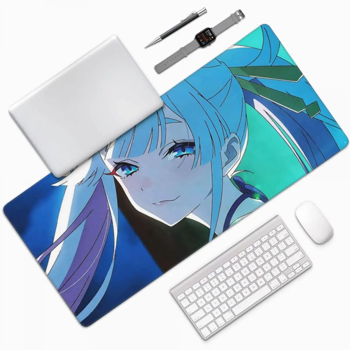 Anime Cosmic Princess Kaguya Yachiyo Runami Large Mouse Pad Computer Keyboard Mouse Mat Gaming Laptop Desk Mat Office Table Mats