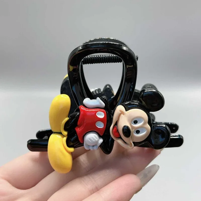 Disney Mickey Mouse Claw Clip Cartoon Hair Claw Women Cute Hair Clips Hairpins Barrette Headwear Fashion Hair Accessories Gift