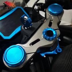 For CFMOTO 450SR 450SS 2022 2023 2024 Motorcycle Accessories Front Shock-Absorbing Cap Front Cover Triple Tree Stem Yoke Cap