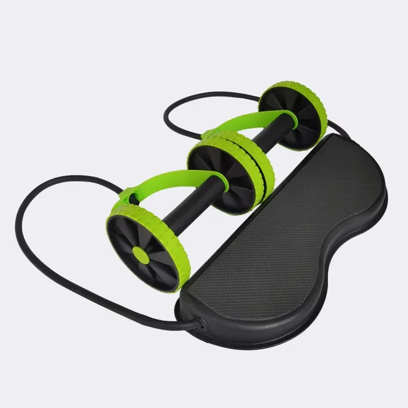for Revoflex Extreme Multifunctional Double Wheel Abs Trainer with Tension Rope Home Safety Workout Kit
