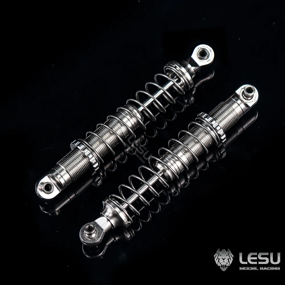 

80/90mm Shock Absorbers for Tamiya 1/10 RC Crawlers 1:10 TRX-4 RC Cars Adjustable Stainless Steel Shock Absorber LESU DIY Parts