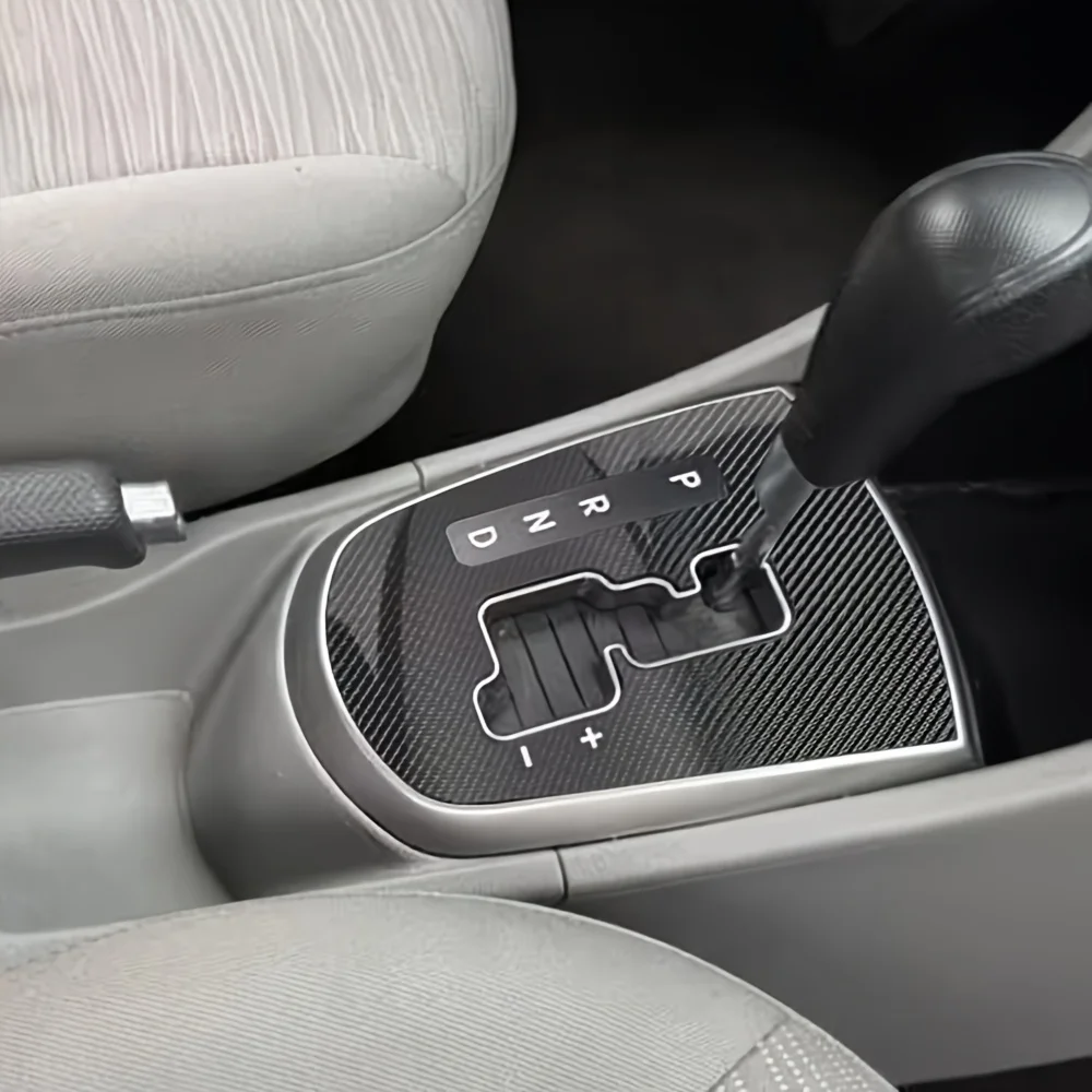 Customizable Vinyl Gear Shift Panel Sticker for Hyundai Accent 2011-2018 - Waterproof, Easy Install Car Interior Accessory - Image 3