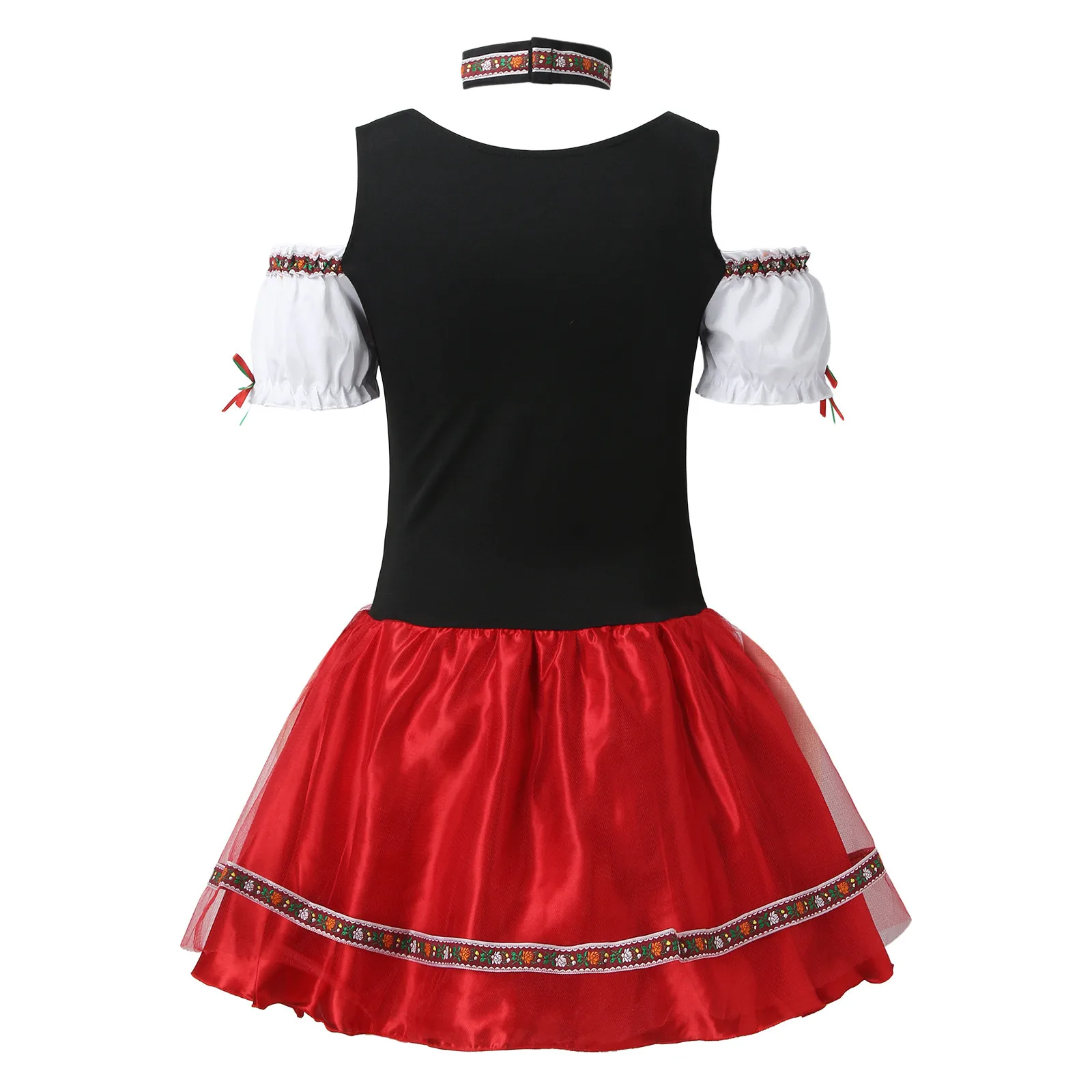 Carnival Oktoberfest Dirndl Costume Dress Women Germany Beer Maid Tavern Wench Waitress Outfit Cosplay Halloween Fancy Party