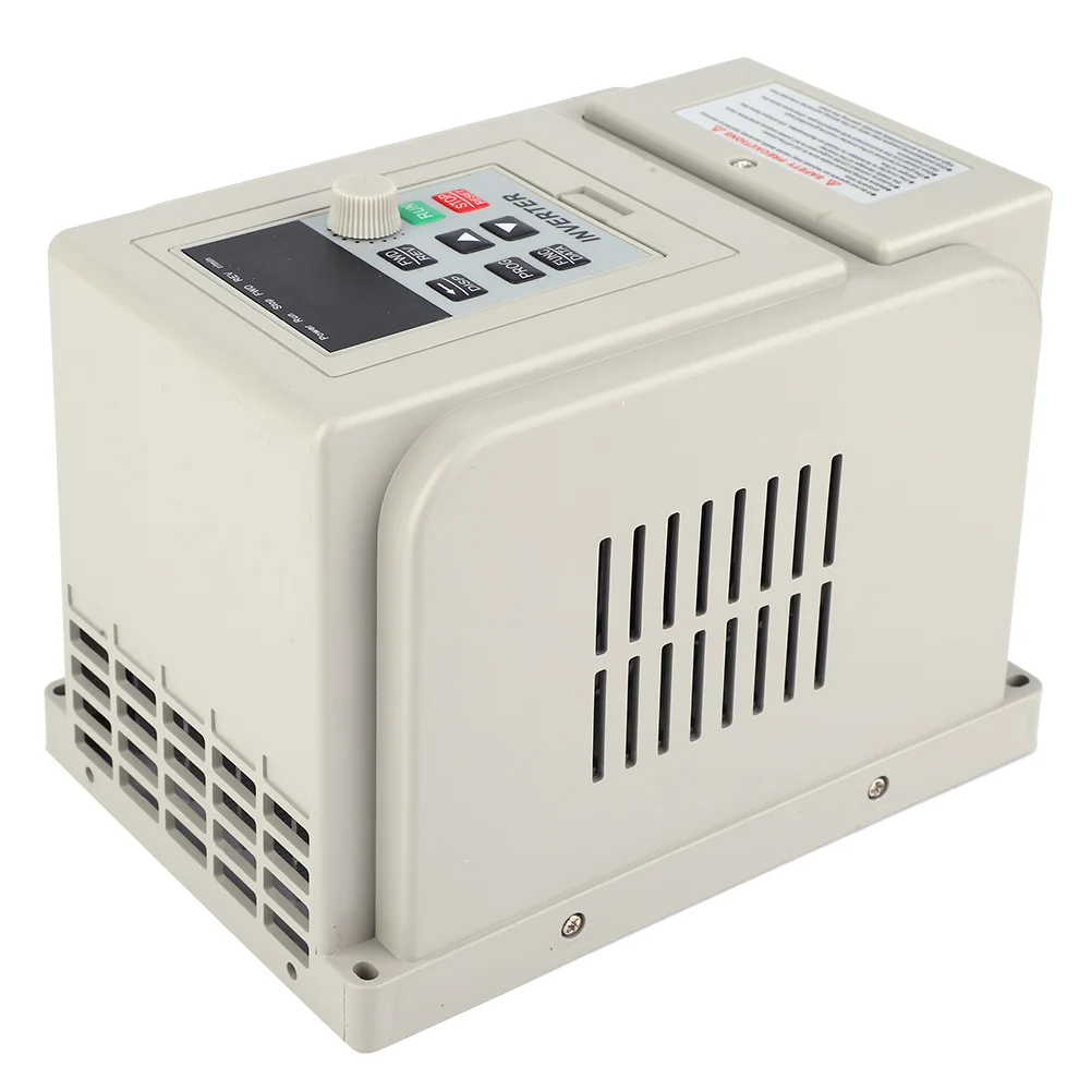 PWM 220V AC Variable Frequency Drive VFD Speed Controller 1‑Phase Input 1‑Phase Output 2.2KW Single Phase Speed Controller