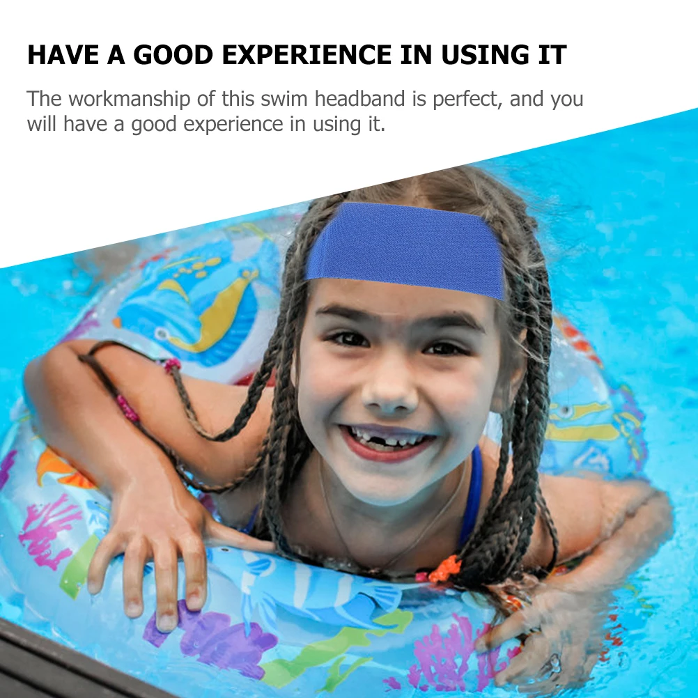 

4Pcs Swimming Ear Protection Headband Colored Elastic Diving Sports Headband Breathable Adjustable Water Sports Yoga Sweat