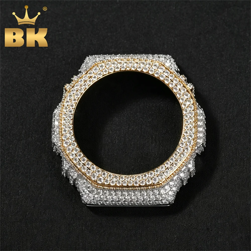 the-bling-king-アイスアウト-ツートンカラー-ウォッチ-モッドケース-ga2100用-フルクリスタルcz-交換用ベゼルシェル-メンズ-ヒップホップ-ウォッチ-アクセサリー