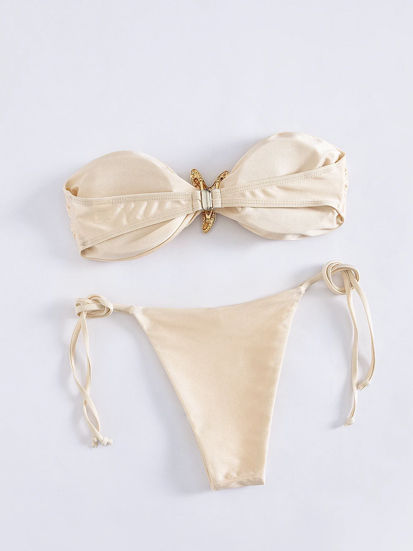 2025 Trend Fashion Shiny Star Bikini And Skirt Set Women 3Pc Swimsuit Lady Summer Holiday Beachwear Party Outfits Female Clothes