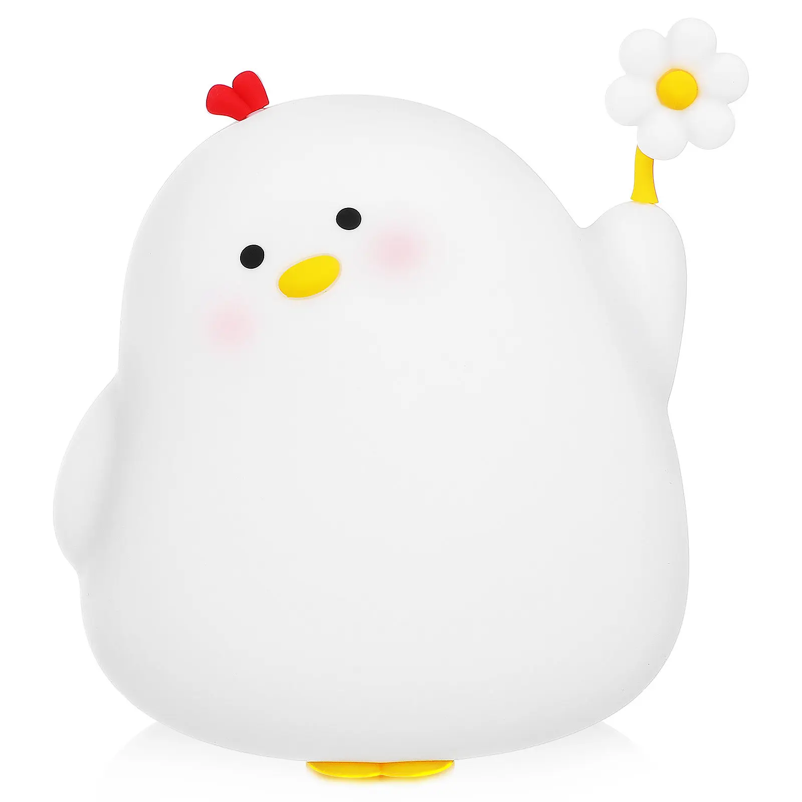 

Chick Nightlight Rechargeable Bedside Lamp Adorable Animal Nightstand Light Nursery Table Lamp Cartoon Bedroom Night Light