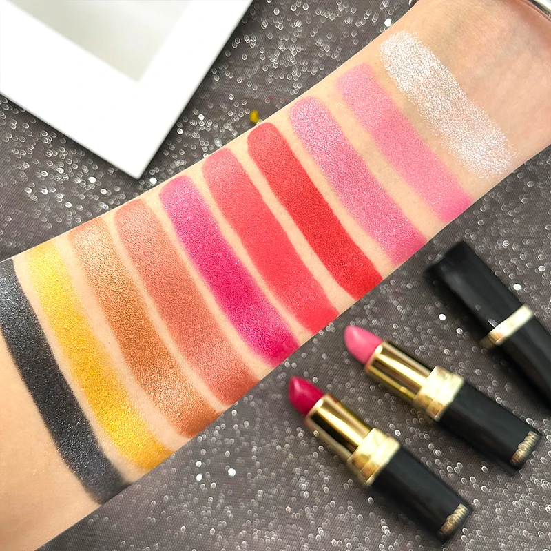 きらめくダイヤモンドの口紅,きらめく,光沢のある,真珠光沢のある,防水,長持ち,メイクアップ,化粧品