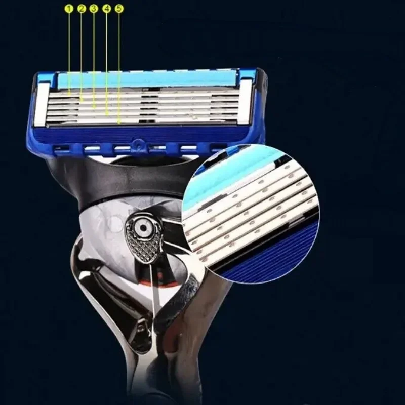 Xiaomi 5-layer Razor Blades Replacement Blade Universal Men Shavers Shaving Safety Razor Skin Protection Reusable Blade Razor
