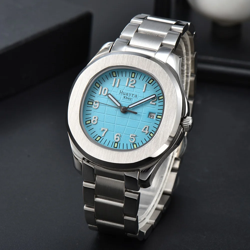 2023 nuovo cielo blu top orologio meccanico automatico di lusso da uomo impermeabile sportivo data tavolo fibbia a farfalla automatico ST16