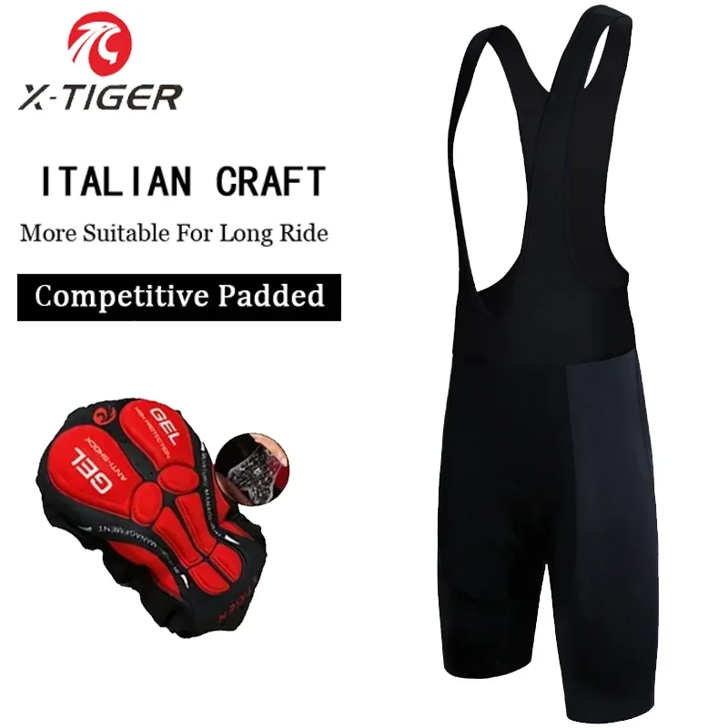 AliExpress X-tiger X-TIGER Cycling Bib Shorts 5D Gel Cushion MTB Road Cycling Bib Shorts Breathable Men's Bicycle Cycling Shorts Casual Pants