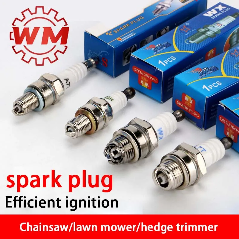 

5PCS Chainsaw spark plug, chainsaw lawn mower igniter, hedge trimmer universal accessories, high-strength ignition