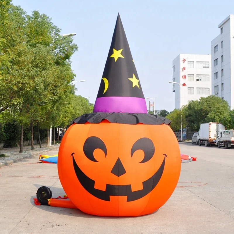 Halloween pumpkin, outdoor inflatable advertising Halloween products, giant inflatable model pumpkin