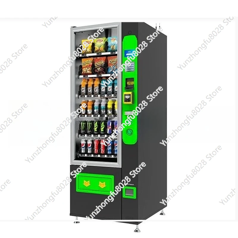 

Snack and Drink Small Vending Machine Automatic Professional Black Vending Machine for Sale