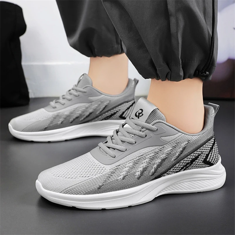 Man Sports Running Sneakers Athletic Mesh for Men Tennis Walking Shoes Students Casual Breathable Outdoor Hiking Non-slip